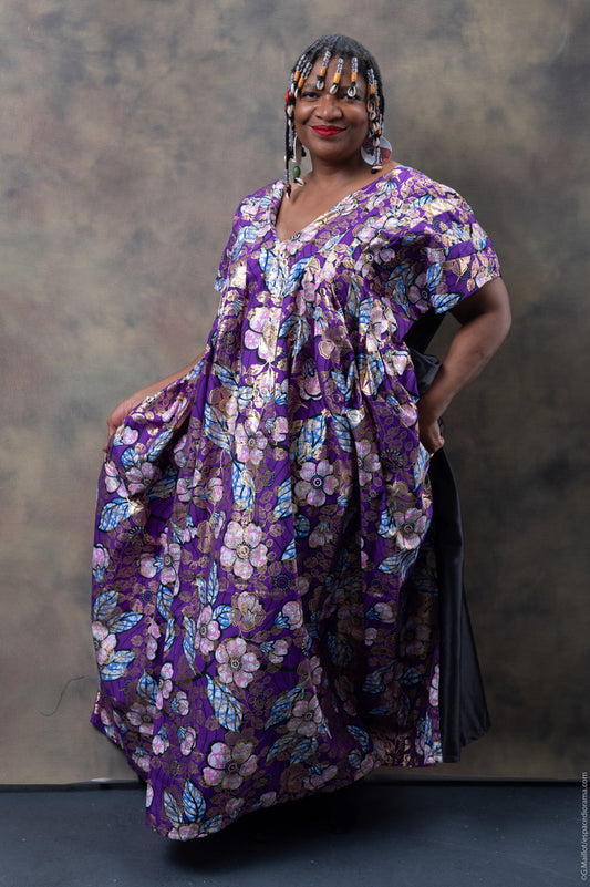 The Royal Bloom Reversible Kaftan