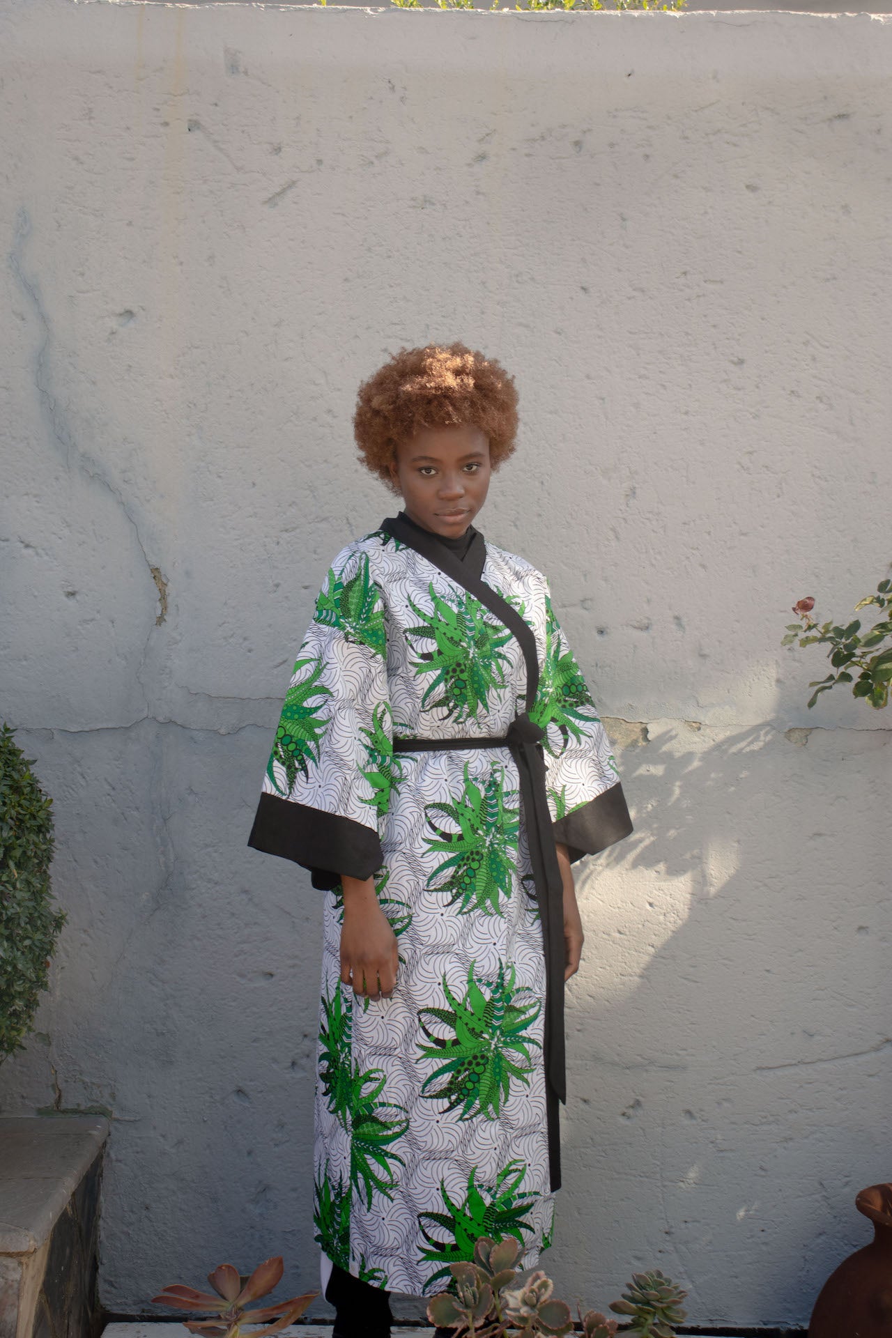 Palm Leaf Kimono